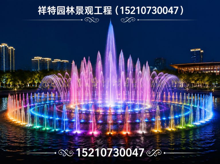 雄县广场喷泉展示图